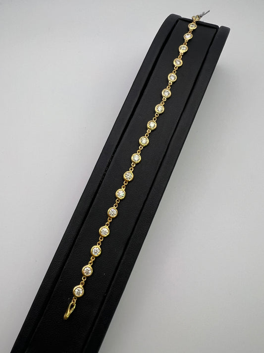Diamond bracelet in 18k Gold